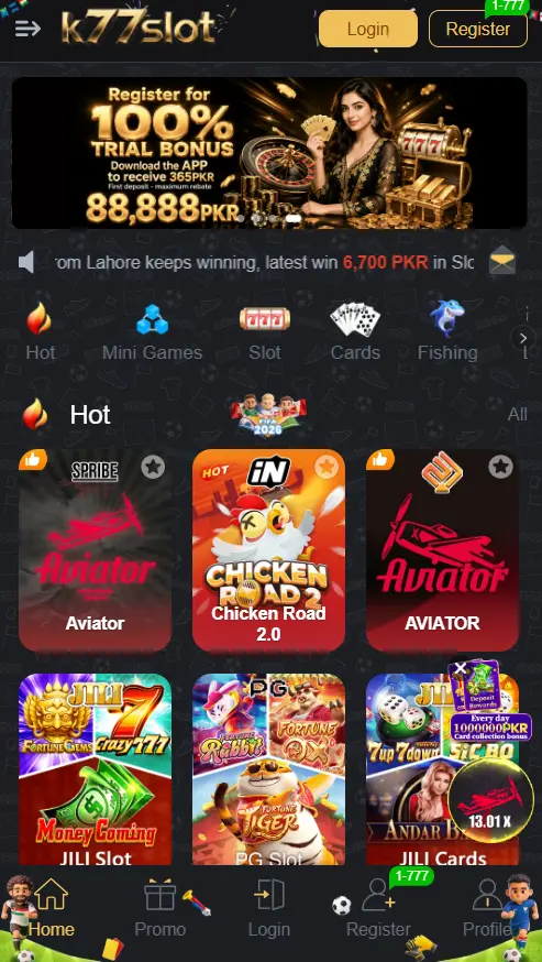 K77 Slot Game Download New App Free For Android 2026