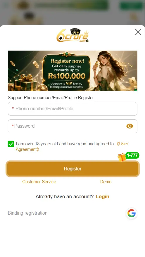 6Crore Game Download Free Android Earning App In Pakistan