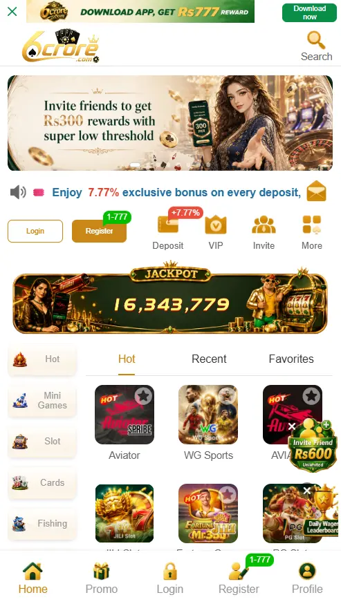 6Crore Game Download Free Android Earning App In Pakistan