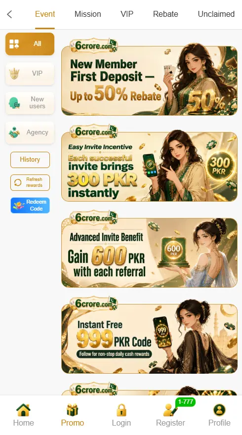 6Crore Game Download Free Android Earning App In Pakistan