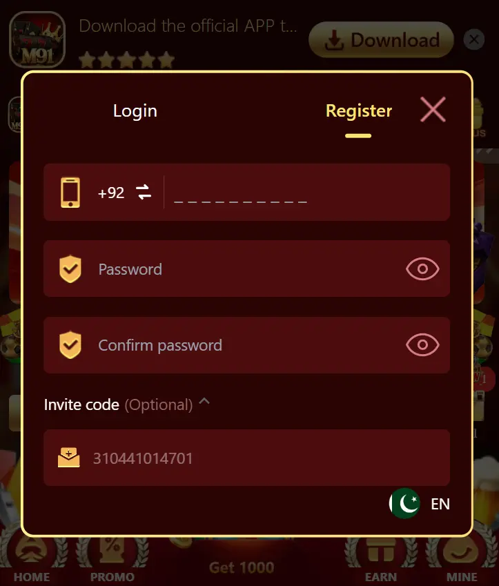 M91 Game APK Download Latest Earning Platform