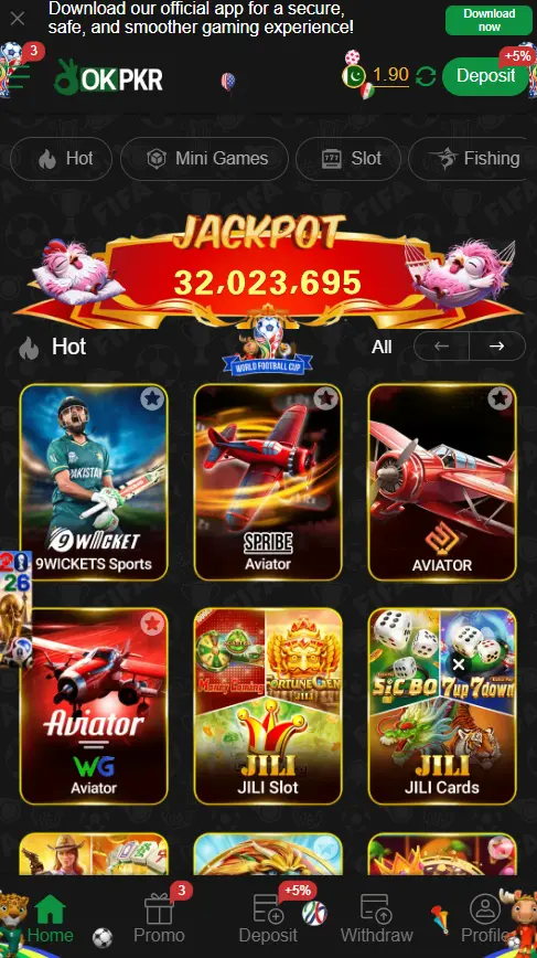 OKPKR Game Download 2026 Latest Earning App In Pakistan