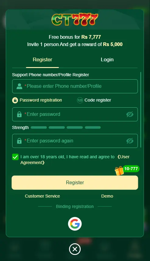 CT777 Game Pakistan’s Newest Money Earning App