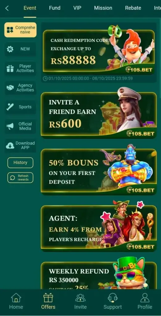 10S Bet Game Download APK (new earning app 2026) for Android