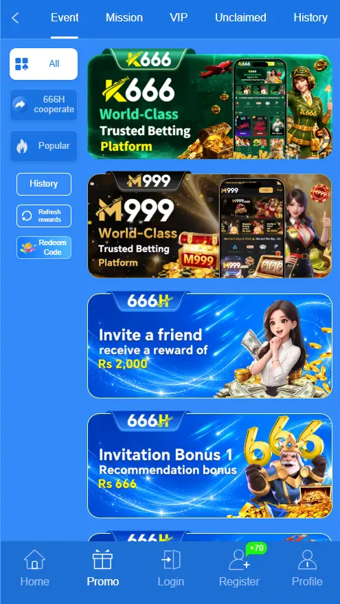666H Game Download (for Android) New Earning App in Pakistan
