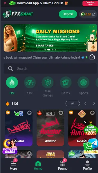 Y77 Game Pakistan's Top Online Casino & Sports Betting Platform