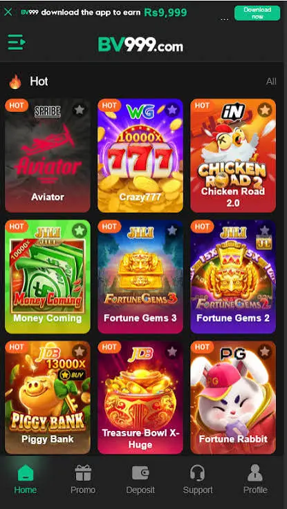 BV999 App Download (Earning App) for Android in Pakistan